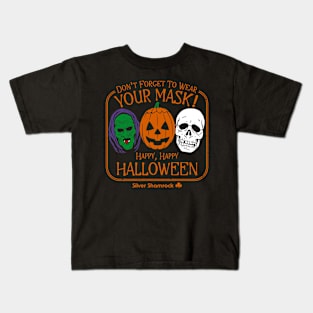 Scary Masks Kids T-Shirt